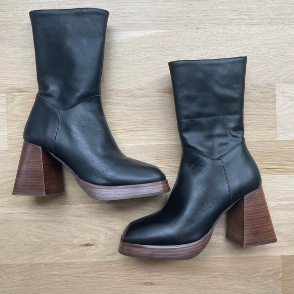 Feners Le Retro Noir Boots - Picture 4 of 6